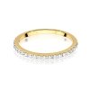 Pierścionek złoty 585 diamenty naturalne 0,18ct W0531